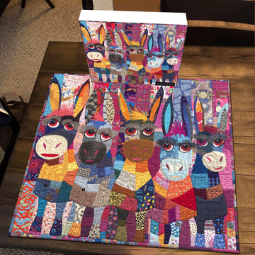 Fabric Donkey Jigsaw Puzzle 1000 Pieces